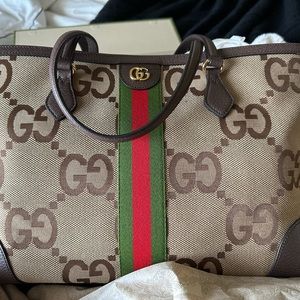 Gucci jumbo GG Ophidia tote